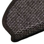 vidaXL Tapis d'escalier autocollants 30 Pièces 65x21x4 cm anthracite
