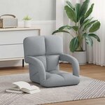 vidaXL Chaise de sol réglable avec accoudoir