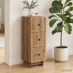 vidaXL Armoire à tiroirs 33 x 34 5 x 90 cm Bois d'ingénierie