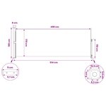 vidaXL Store latéral rétractable Rectangulaire 180 x 500 cm