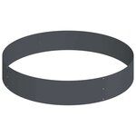 vidaXL Cache-pot de jardin Anthracite 120 x 120 x 20 cm Acier