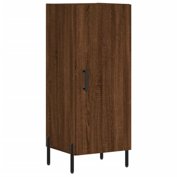 vidaXL Buffet Chêne marron 34 5x34x90 cm Bois d'ingénierie