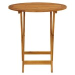 vidaXL Ensemble de bistro 3 Pièces beige tissu et bois massif