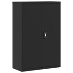 vidaXL Classeur noir 90x40x180 cm acier