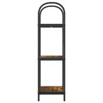 vidaXL Étagère Chêne fumé 40 x 30 x 109 cm Bois d'ingénierie