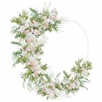 vidaXL Arche de mariage Blanc 195 x 35 x 211 cm Acier
