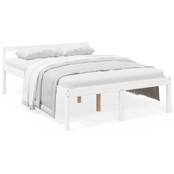 vidaXL Lit pour personne âgée sans matelas blanc 120x190 cm