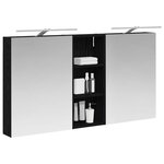 vidaXL Ensemble de Meubles de Salle de Bain 3 Pièces 130 x 14 5 x 70 cm