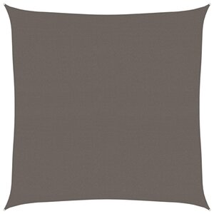 vidaXL Voile d'ombrage 160 g/m² Anthracite 4x4 m PEHD