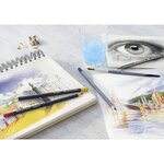 Crayon de couleur goldfaber ultramarine x 12 faber-castell