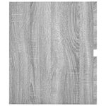 vidaXL Armoire d'évier Sonoma gris 41x38 5x45 cm Bois d'ingénierie