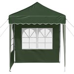 vidaXL Tente de fête pop-up 195 x 195 x 245 cm Vert Tissu Oxford
