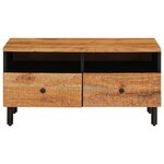 vidaXL Table basse 80x54x40 cm bois massif d'acacia