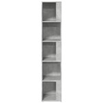 vidaXL Armoires d'angle 33 x 33 x 165 cm Engineered wood Gris béton