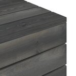 vidaXL Salon palette de jardin 2 Pièces avec coussins Bois de pin massif
