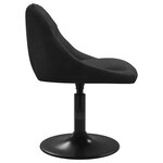vidaXL Tabouret de bar Noir Velours