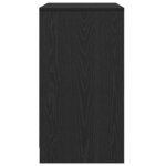 vidaXL Buffet Chêne noir 70x41x75 cm Bois d'ingénierie