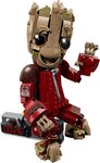 LEGO Marvel 76341 Bébé Groot en tenue de Ravageur - Figurine articulée 604 pièces