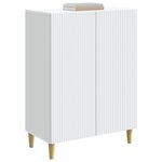 vidaXL Buffet Blanc 66 x 34 5 x 90 cm Bois d'ingénierie