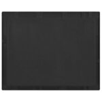 vidaXL Niche de douche Noir mat 41x51x10 cm