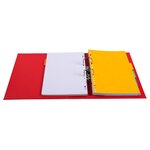 Classeur à levier PVC A4 D70mm Premium Rouge EXACOMPTA