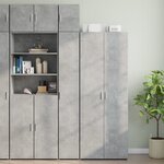 vidaXL Armoire murale gris béton 30x42 5x40 cm bois d'ingénierie