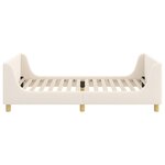 vidaXL Cadre de lit pour enfants avec tête de lit Crème 80 x 200 cm