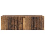 vidaXL Meuble TV mural 98 x 41 x 30 cm Bois ancien Bois d'ingénierie