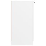 vidaXL Armoire à chaussures Blanc 59x35x70 cm Bois d'ingénierie