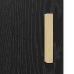 vidaXL Buffet Chêne noir 34 5 x 34 x 90 cm Bois d'ingénierie