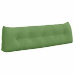 vidaXL Coussin de Dos Vert clair 160 x 24 x 50 cm Velours