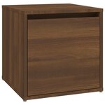 vidaXL Ensemble de meubles de couloir Chêne marron Bois d'ingénierie