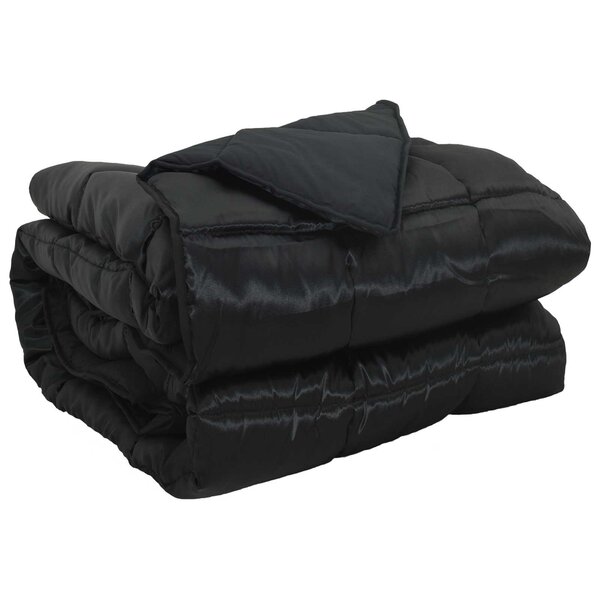 vidaXL Duvet complet toute l'année 220 x 260 cm 300 gsm Noir