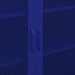 vidaXL Armoire de rangement Bleu marine 80x35x101 5 cm Acier