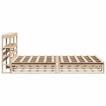 vidaXL Cadre de lit sans matelas 120x200 cm bois de pin massif
