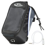 Tectake Étui a vélo pour Smartphone pour cadre de vélo, Imperméable - 20,5 x 10 x 10,5 cm