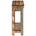 vidaXL Table console 110x30x76 cm Bois massif de récupération