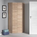 ACADEMICA Armoire d'angle - chêne sonoma - Chambre - 80 5 cm