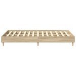 vidaXL Cadre de lit sans matelas chêne sonoma 120x200 cm