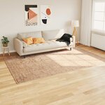 vidaXL Coureur de Tapis MARSA Jaune 190 x 300 cm Polyester et PVC