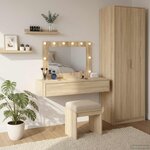 vidaXL Table de Toilette Marron 100 x 40 x 70 cm Bois d'ingénierie
