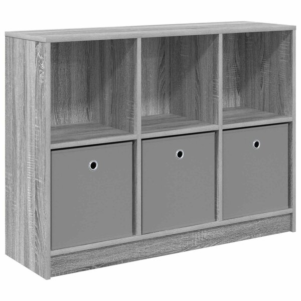vidaXL Buffet Gris Sonoma 102 x 32 x 73 5 cm