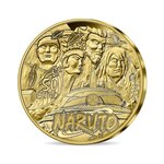 Naruto - Monnaie de 50€ Or - équipe 7 - Qualité BE Millésime 2023