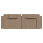 vidaXL Coussin de tête de lit Viana cappuccino 140 cm similicuir