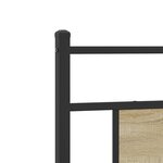 vidaXL Cadre de lit sans matelas chêne sonoma 100x190 cm