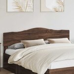 vidaXL Tête de lit Chêne brun 200 cm Bois d'ingénierie