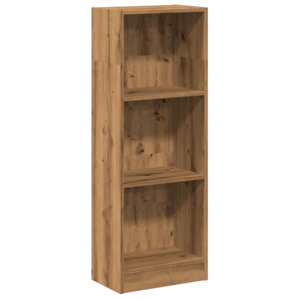 vidaXL Bibliothèque chêne artisanal 40x24x109 cm bois d'ingénierie