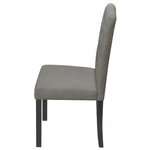 vidaXL Chaises à manger lot de 6 gris tissu