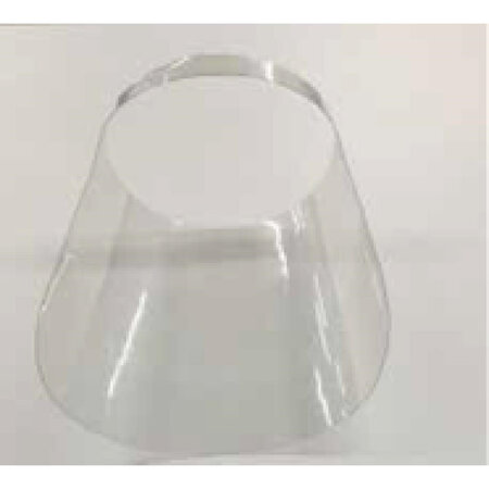 Visière de protection taille unique - lot de 10 - plastico - 280 x250mm