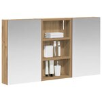 vidaXL Ensemble de Meubles de Salle de Bain 3 Pièces 90 x 10 5 x 50 cm